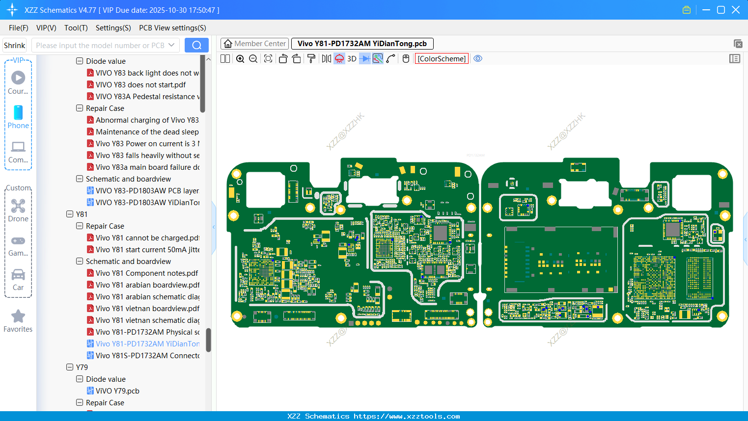 Vivo Y81-PD1732AM bitmap